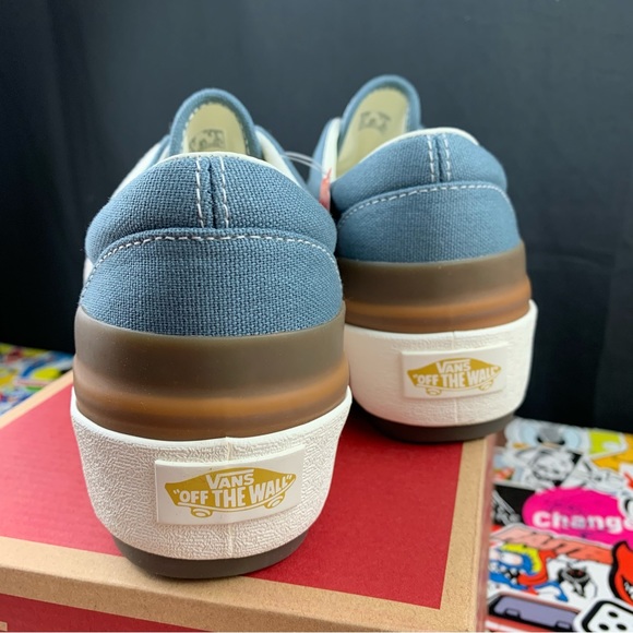 Vans Era Stacked Platform Blue Gold Womens Various Sizes - Picture 9 of 14